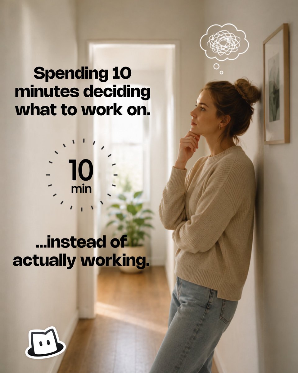 toki_global's tweet photo. How much time do you spend deciding what to do next?

People don't realise how much energy they waste asking themselves:

What should I do first?

Should I do this now?

Do I have time?

Let Toki decide what's next based on your schedule and energy. https://t.co/CPkDTP1ybI