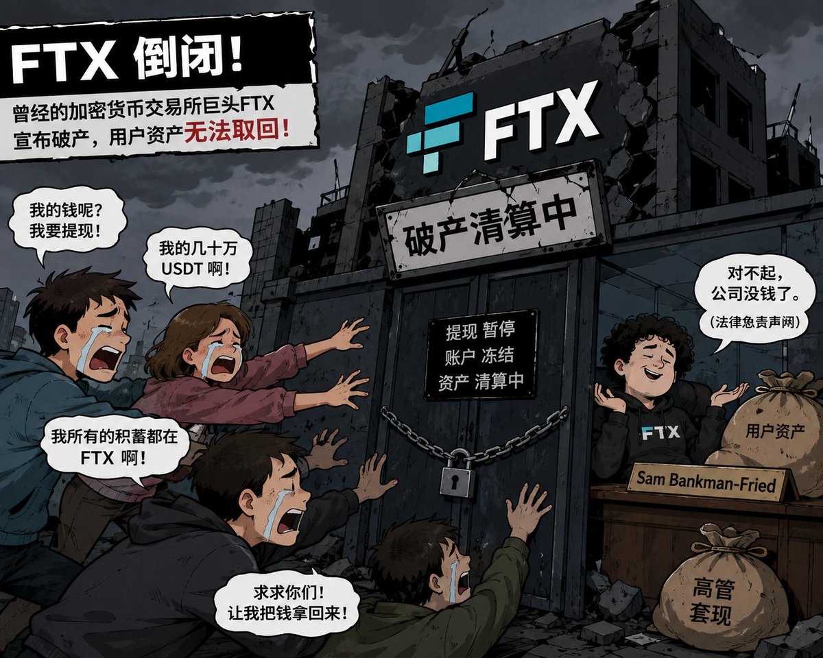 delegacy0's tweet photo. 前有门头沟，后有FTX，后面cold card爆雷，很多人就又在鼓吹把钱放在大交易所的好处了，好了伤疤忘了痛，认为大交易所不会跑路，赔得起，门头沟当时是第一大比特币交易所，FTX是第二大交易所。

还有人说放在某安比放在自己的钱包里面安全，如果币安倒了，币价也是归零，所以结局一样。
前者我认可一半，仅限于刚入圈或者只是为了交易的用户，但凡对区块链，对BTC和ETH有一丝丝信仰的老用户，都应该坚信自托管。后者我完全不认同，币安倒了自托管的用户直接币价跌，币还在，放在交易所的用户大概率是啥也拿不回来