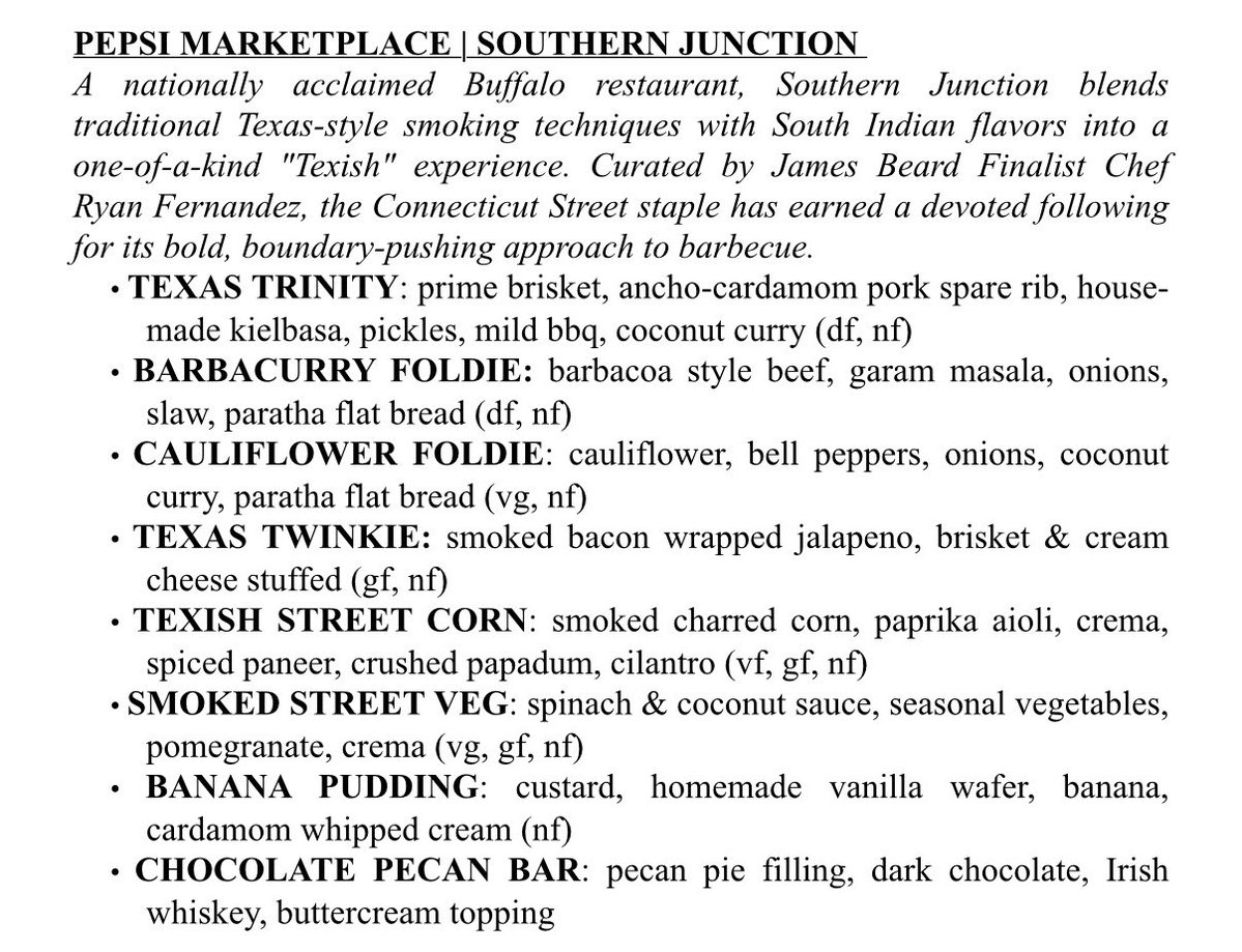 JeremyWGR's tweet photo. Mother of God they put Southern Junction in the stadium. 

I think about the first time I had that Barbacurry Foldie REGULARLY https://t.co/E1ik7Dfvkr