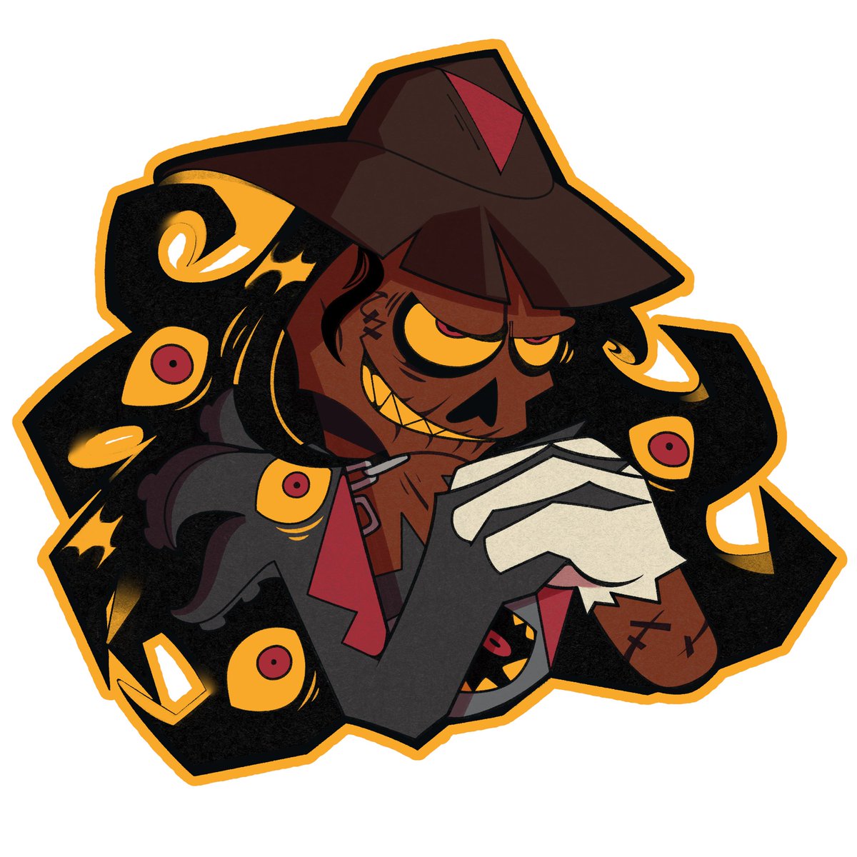 Wyldosis's tweet photo. Call me:

Wyld ✅
Dosis ✅
Wyldo✅
Scare Father ✅
Fear Father✅
Fear Keeper✅
Dosis ✅
Avatar of Terror✅
Scarecrow Slasher✅
Grim Shady✅

Fear Daddy❌
Daddy Dosis❌
Crow❌
Jeepers Creepers Creeper❌
Jonathan Crane❌
Windy❌

Art by: @/the_mad_fanatic https://t.co/FeVfiRI3LM