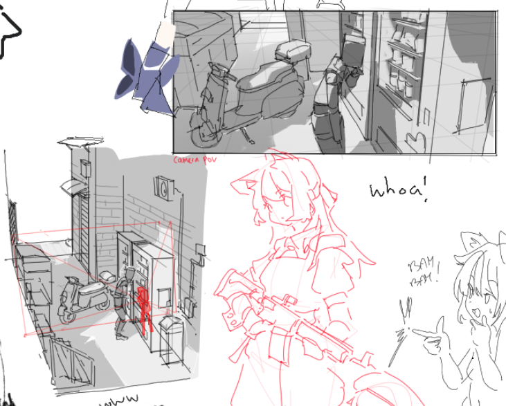 Bieru01's tweet photo. camera placement studies https://t.co/9i4ISfzSdO