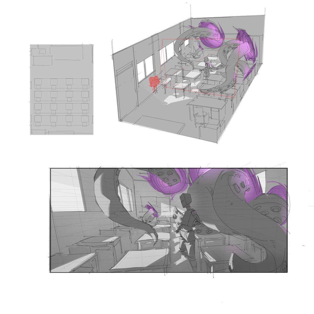 Bieru01's tweet photo. camera placement studies https://t.co/9i4ISfzSdO