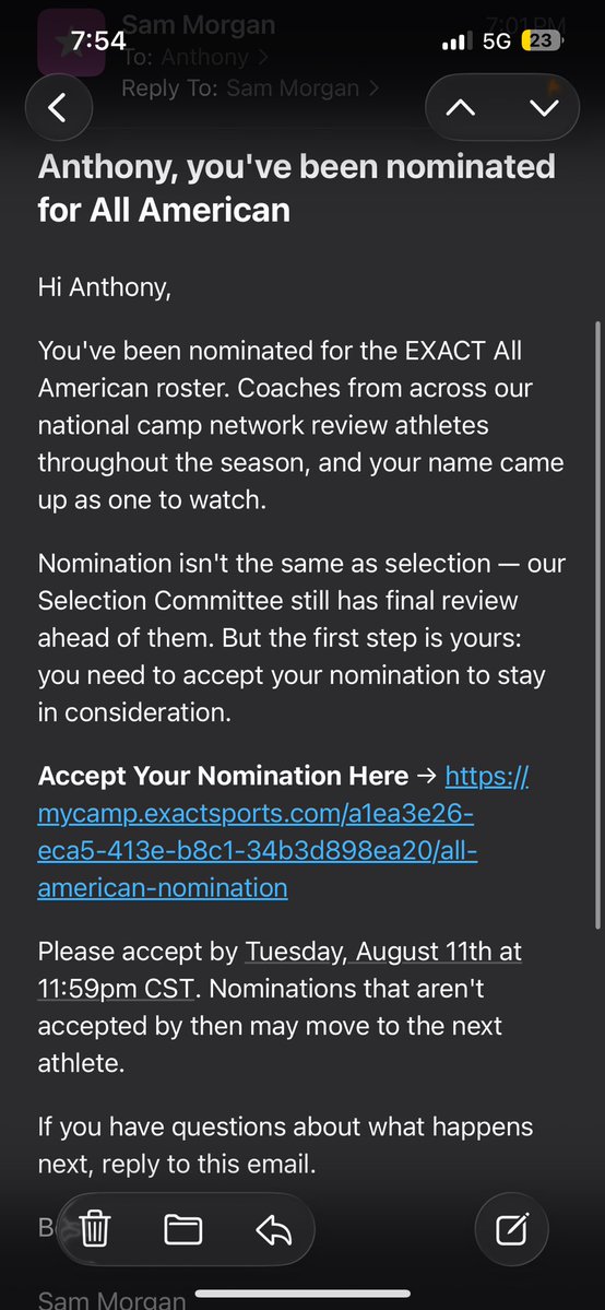AnthonyQBTucci's tweet photo. I’m blessed to be nominated to become part of the EXACT All American Roster Thank you X1 Sports and Coaches. @MaguireBrandon @CoachTerp_ @Coach_Blu @Coach_Bunker @Coach_Simm516 @_Coach_Mack @WCU_CoachGreco @CoachTomPajic @22CoachMoe @CoachJT_Hiscoe @CoachRMcCormack @TerrenceIsaac1 @CoachPopino @SchwartzAthSpot @mosesk225 @BallCoachHP @FranBrownCuse