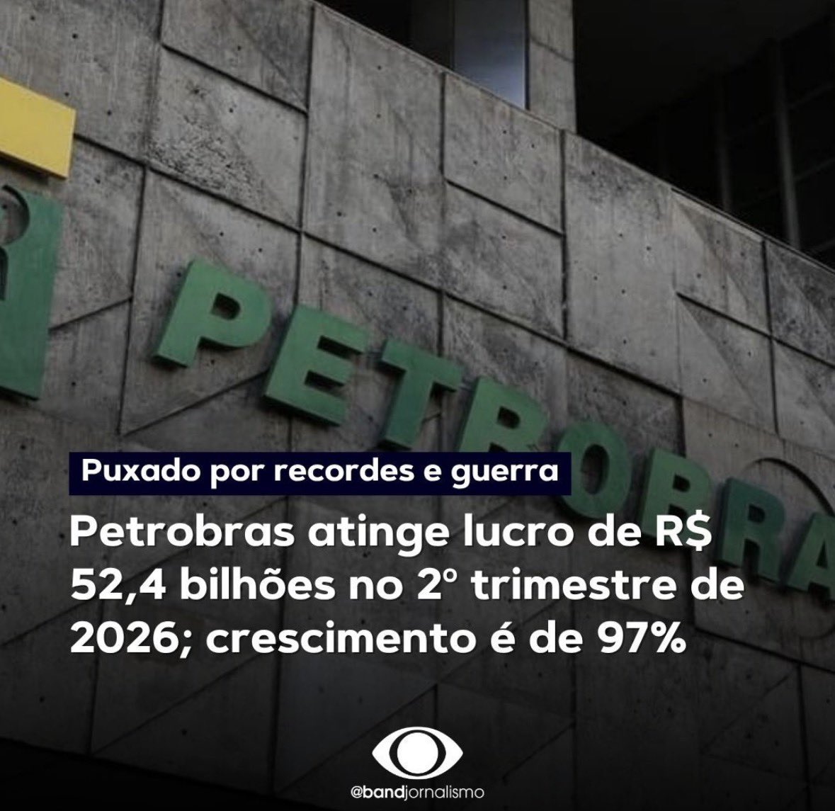 PedroRonchi2's tweet photo. Um tapa na cara de quem dizia que o Lula iria quebrar a Petrobras. https://t.co/S1Ym14IWap