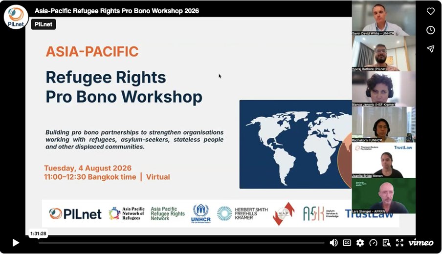 PILnet's tweet photo. This week we brought more than 100 participants from across the Asia Pacific together for the Asia Pacific Refugee Rights Pro Bono Workshop.
Learn how to develop your pro bono idea: https://t.co/jjtR0mm6iE
If ready, submit your idea &amp; we will be in touch:  https://t.co/4Jl3OEzlcO https://t.co/UqSicJQBjm