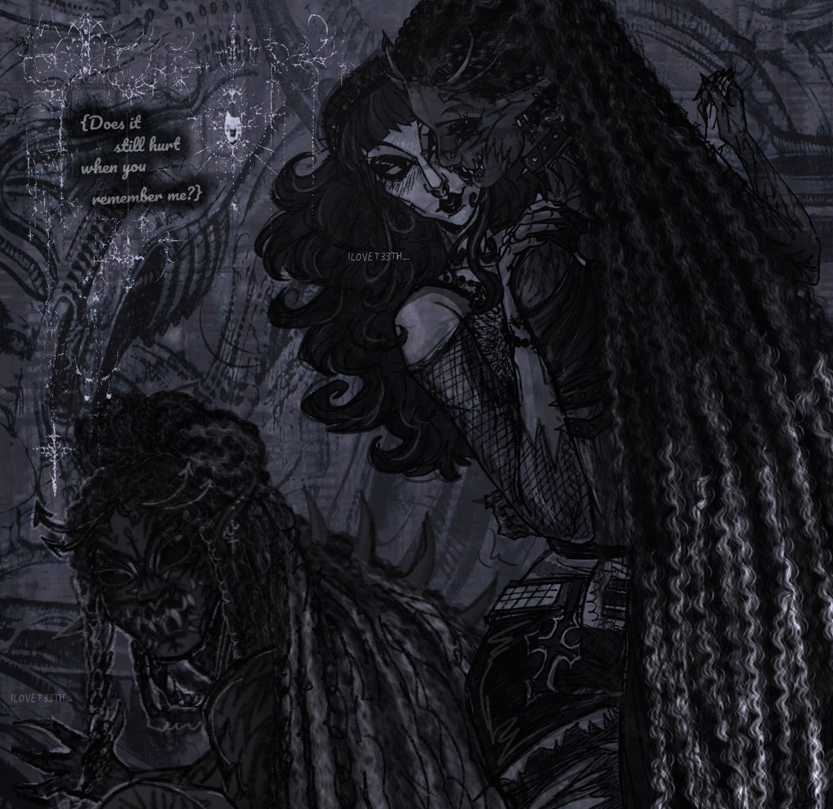 ilovet33th_'s tweet photo. here’s some of my most recent stuff🖤 im hoping this reaches people who may fw my ocs :3 
.
.
.
#oc #ocart #allfleshrots https://t.co/o1cywGoXzt