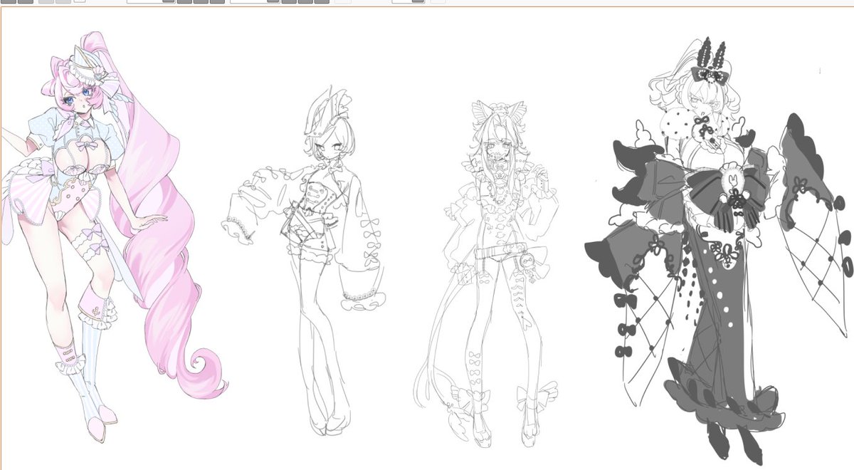 Rosyy666's tweet photo. wip next batch adoptables 

im planning  some marine/sea themed adoptables https://t.co/5zZo40V2RF