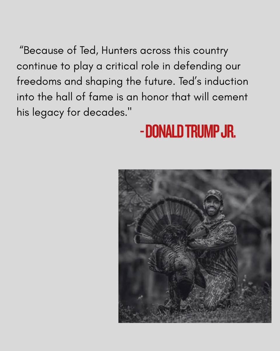 TedNugent's tweet photo. Our hearts and instincts compel us to perform our clear and obvious responsibilities to participate in God's miraculous creation as conscientious hands-on stewards in harmony with nature. https://t.co/Vhl81sAHhG