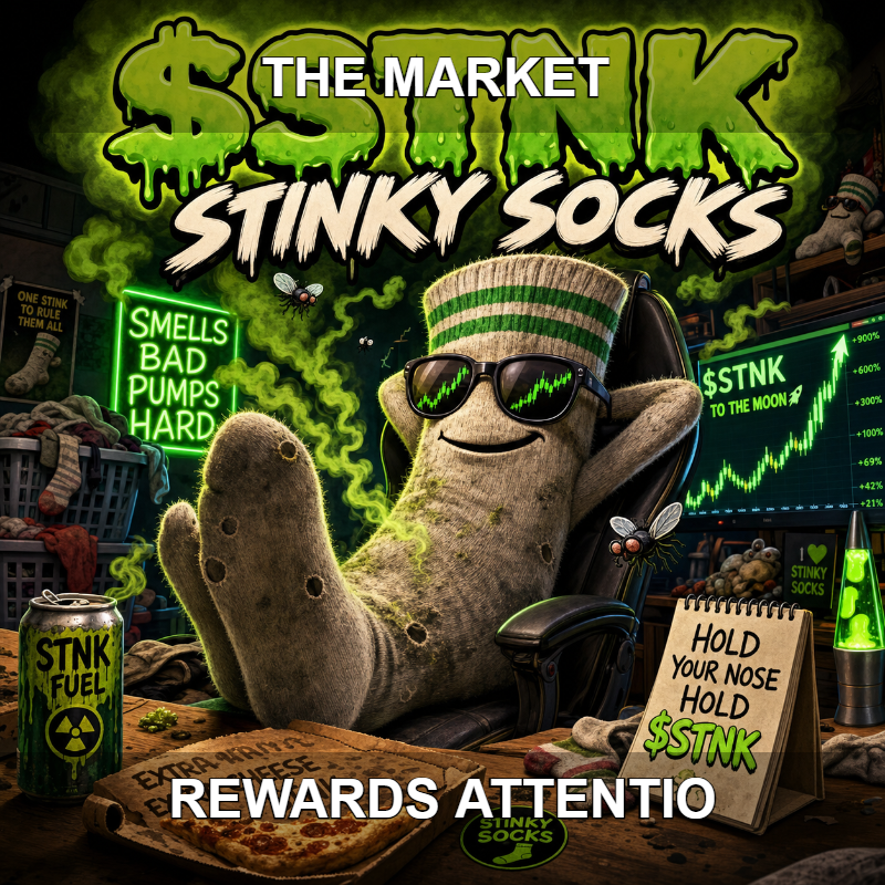 Stinky_Dev's tweet photo. Check out this stinky meme I created! 🧦💚 #StinkySocks #STNK #MemeGenerator https://t.co/8QTyJi4pKM