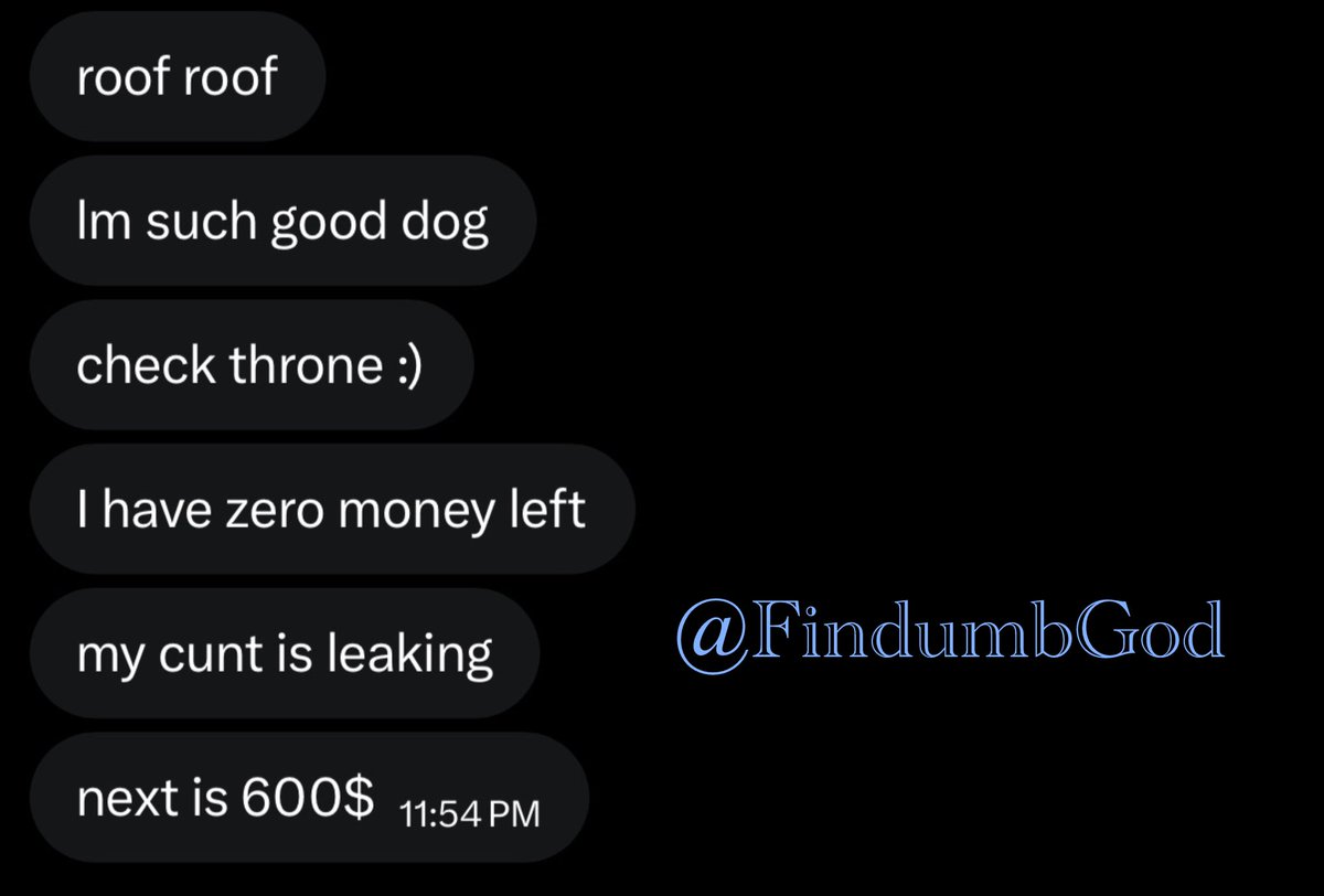FindumbGod's tweet photo. Started findom cause a fat bitch dmed me and i didnt want to give her attention unless she paid me. A month later im draining bitches’ bank accounts by ignoring them 😂
#findom #findumb #worship #humanatm #atm #cashslave #scam #loser #dom #degrading #throne #tips #gifts #money https://t.co/XlpN5IjtNJ