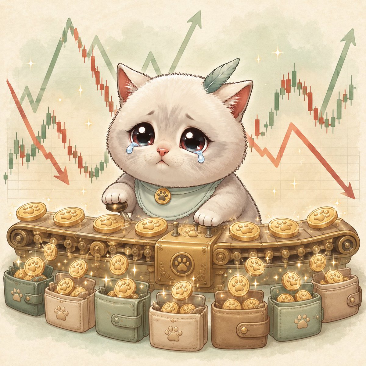 BabyCashCatRBH's tweet photo. Every airdrop tells the same story:

Creator rewards come in.
cash-cat:native gets accumulated.
Eligible $BabyCashCat holders receive the rewards.
The flywheel is already moving. 🔄🐾 https://t.co/qnoZF3Fuuz