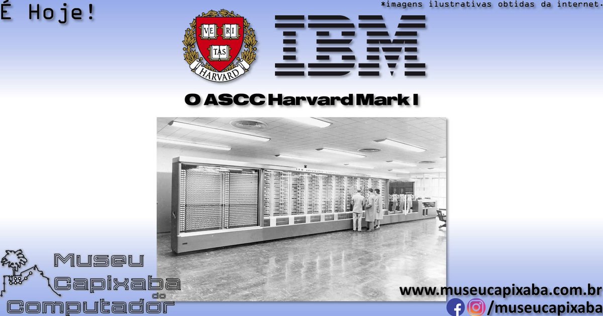 museucapixaba's tweet photo. É hoje! O computador ASCC Mark I de 1944.
+em https://t.co/Kw6kWmu8D4
#MuseuCapixaba #mcc #éhoje #museu #tecnologia #retro #geek #ES #ASCC #ASCCMarkI #CartãoPerfurado #CharlesBabbage #ENIAC #HarvardMarkI #HowardAiken #IBM #JohnvonNeumann #MarkI #ThomasWatson #NormanBelGeddes https://t.co/8YtHinU48w