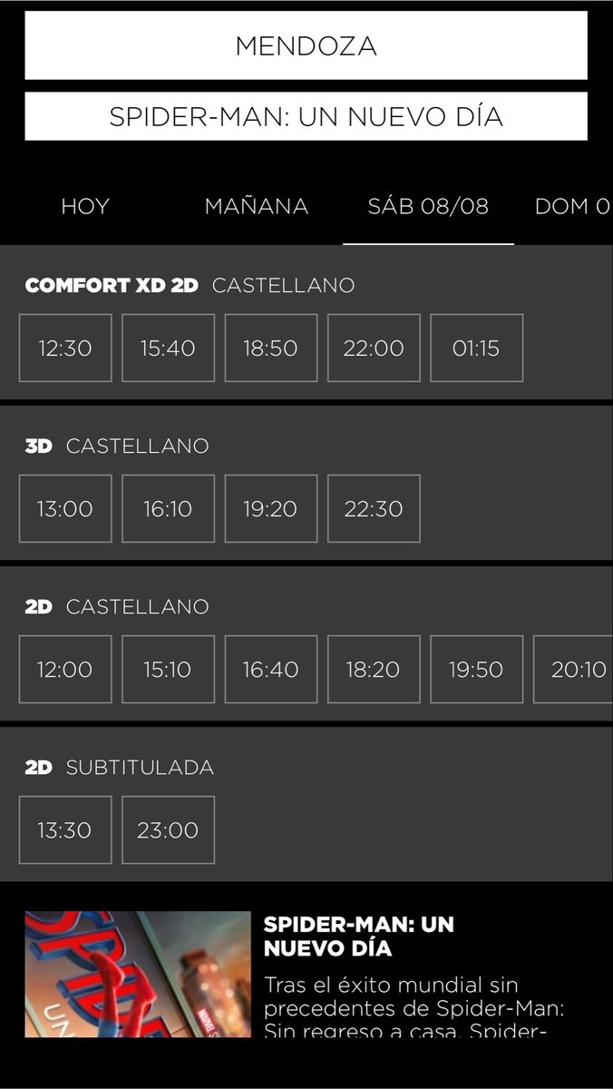 valenndeoto's tweet photo. Pago la subscripción para no poder ir al cine en un horario decente TODO DOBLADO @Cinemark_ar nefasto https://t.co/gZMfbyGrs6