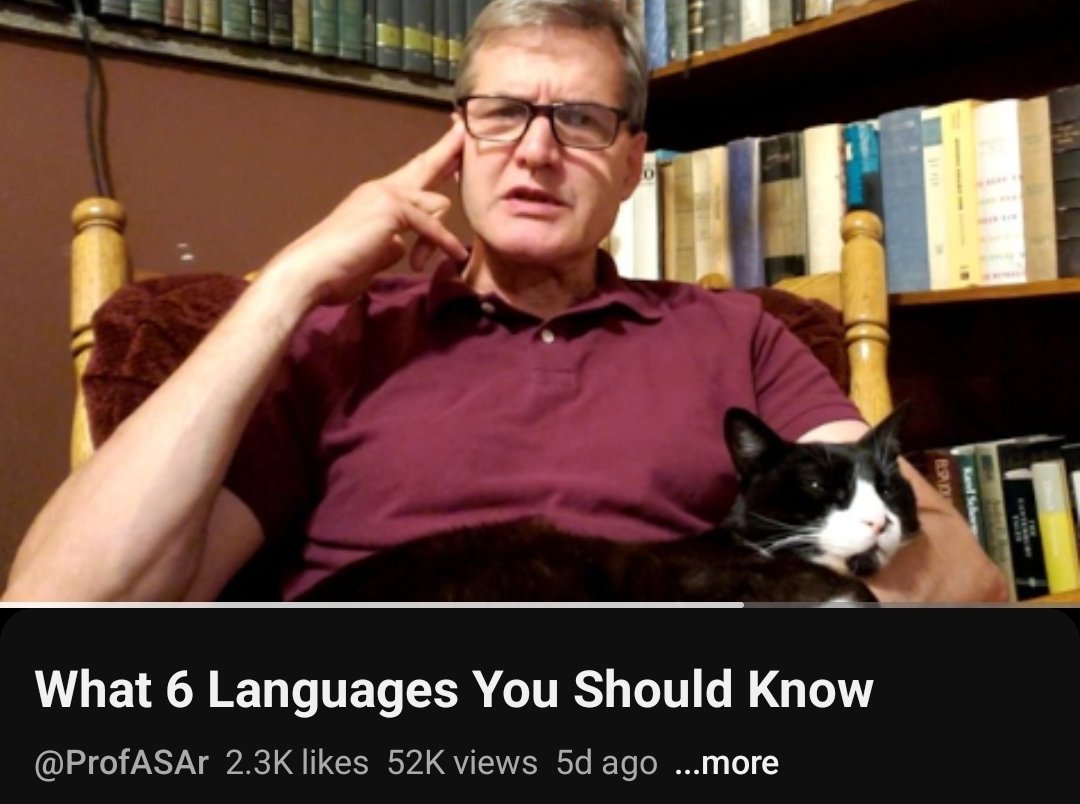 catagelastos's tweet photo. 1. Proto-Indo-European
2. Algonquin-Basque Pidgin
3. Sindarin
4. Wiggernese, Southwest Missouri 417 dialect
5. C++
6. Uzbek
7. Mathematics https://t.co/DrtbdTBgpr