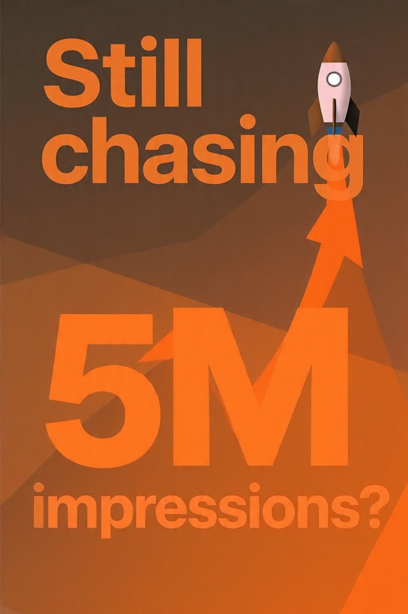 rehan0307's tweet photo. Still chasing that 5M impression mark? 

SAME 😭🔥

Comment any thing 👋
 
Let's find mutuals, boost engagement, and grow as a community 🧡

We got this 📈 https://t.co/o69g2Xhpqa