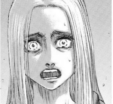 ryopsychosis's tweet photo. @erenkeys the least thing eren would want is to f-ck historia bc touching her put him in mental Psychosis. their last conversation was him abusing her but let’s call this scene romantic bc it’s the only 007 interactions erehisu have https://t.co/nfxGe4D9km