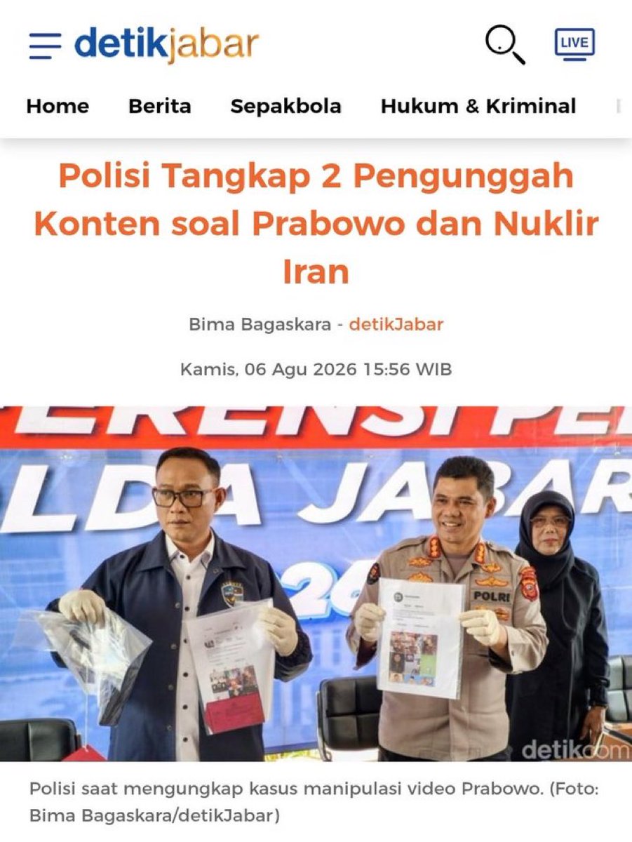 MuhadklyAcho's tweet photo. Bentar.. ini yang bikin hoax yang pidato soal nuklir iran apa yang posting konten video pidato nih? https://t.co/eqkXOgDLlM