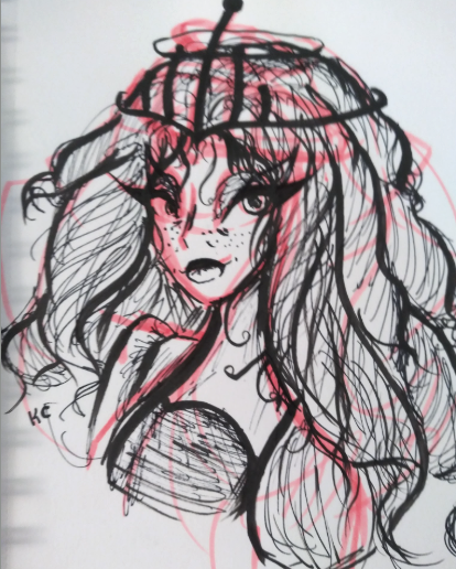 KCd00dles's tweet photo. i drew my favorite angel lesbians because their beautiful  I love woman 
#HazbinHotelArt #hazbinHotelVaggi #HazbinHotelSera https://t.co/xNOnWBLaUo