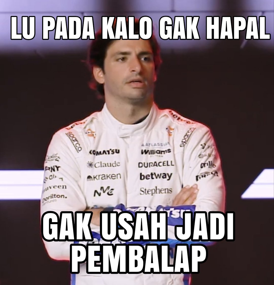 BehindTheGP's tweet photo. Pasti jadi pembalap karena FOMO doang. https://t.co/EROyD5Q0Gi