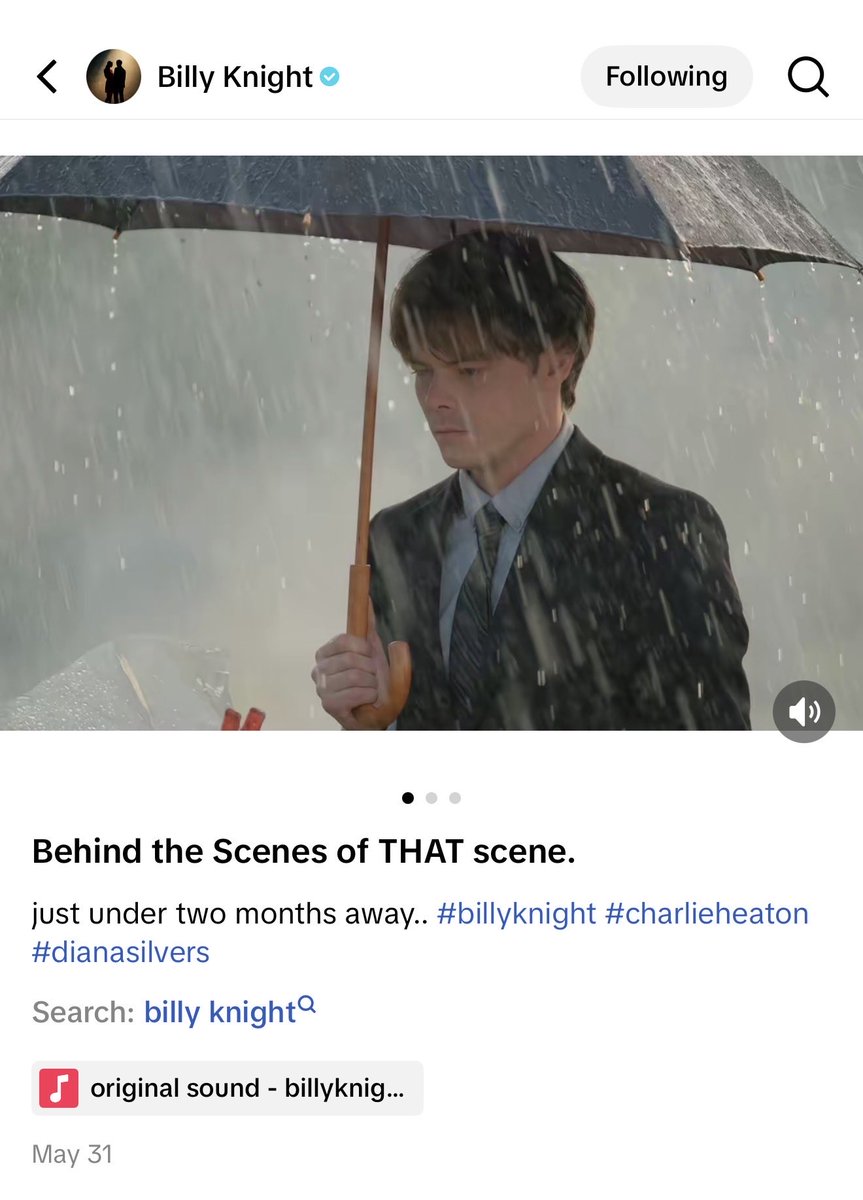 xmaslights86's tweet photo. So about that Billy Knight movie…
@kelzmagoo has been all over this since the beginning. (Go watch her videos right now) TLDR: Charlie Heaton plays a film student searching for a mysterious filmmaker. But today, I noticed something. 🧵 https://t.co/i7Zqu6I3o8