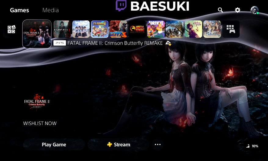 baettv's tweet photo. Fatal Frame 2 REMAKE streams begin soon!
thank you to the wicked @KoeiTecmoUS for #FF2R🦋 #KTfamily #FatalFrame #零 horror queens! https://t.co/Auh1xkfzBp