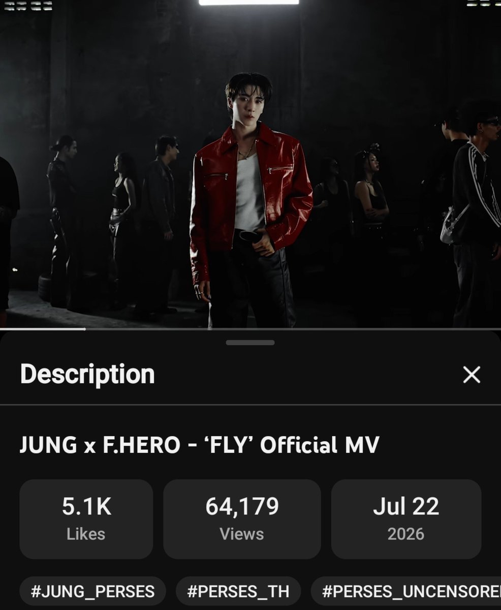 ammknt7's tweet photo. JUNG x F.HERO - ‘FLY’ Official MV

64K views ~ 

Let's FLY higher! 🪽
https://t.co/3Wa2LcCYnH

#FLY_JUNGXFHERO
#JUNG_PERSES https://t.co/nRwMKJM9ay