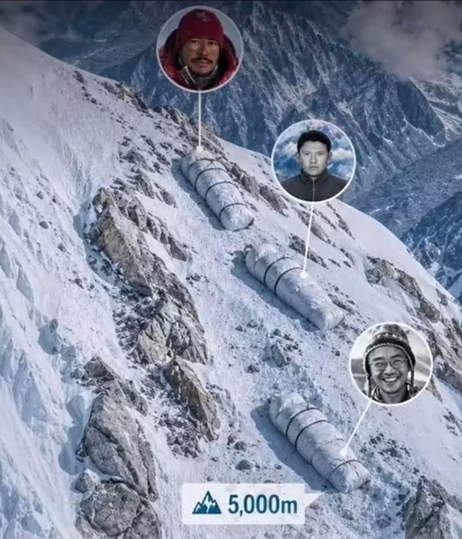 NirmalPrasai5's tweet photo. Inside the Broad Peak avalanche
the deadly route that engulfed some of the world's elite mountaineers
#Broadpeak #nimsdai #sohailsakhi
#Pakistan #Nipal
courtesy @ Huang han https://t.co/dF5gwNwt56