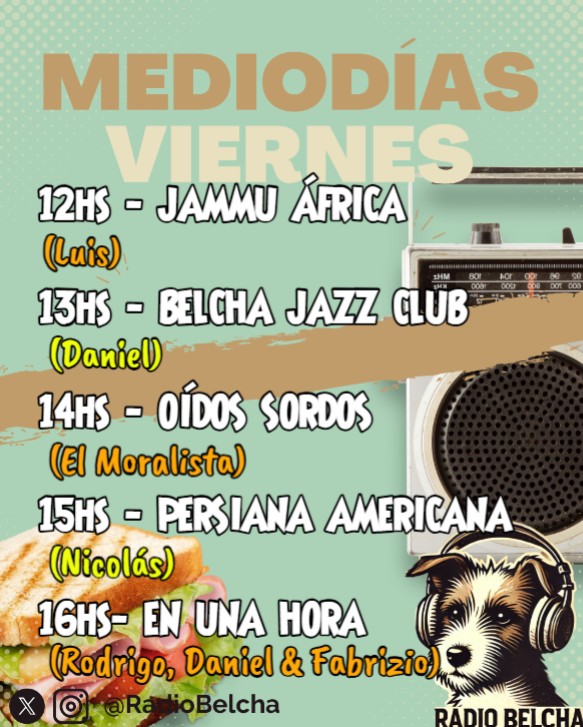 RadioBelcha's tweet photo. 🟥⛽️Mediodía en Belcha conb @lufedele, @danbengoa14, @ElMoralista y @ElcirujaNicolas,  @Fabrizio_50714, @rodrigo_alonso, https://t.co/YXg69ZGRGy