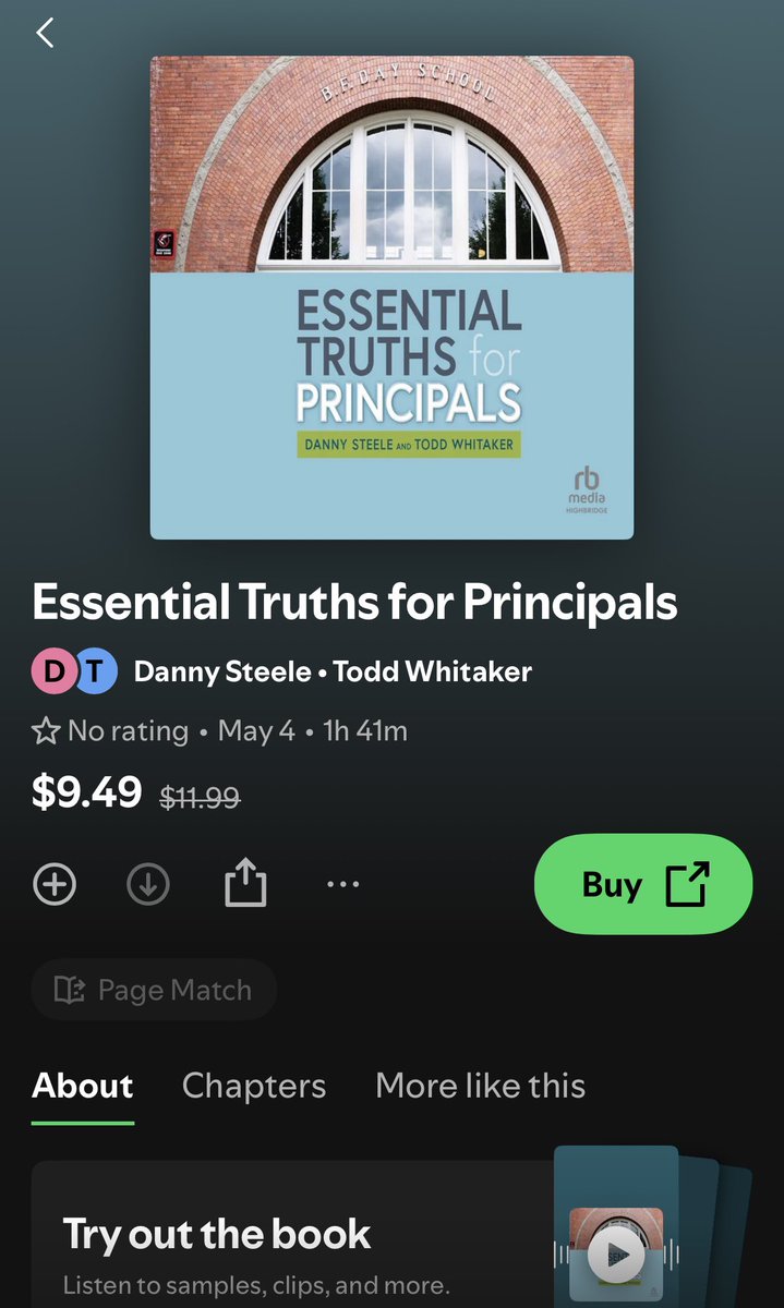 RoutledgeEOE's tweet photo. New in audiobook format—Essential Truths for Principals and Essential Truths for Teachers by @SteeleThoughts &amp; @ToddWhitaker
 
The perfect way to get inspired on your commute! 🚘Check them out on your favorite audiobook sites like Spotify, Audible, and Google Play. 🎧 https://t.co/ucoMGAmo5l