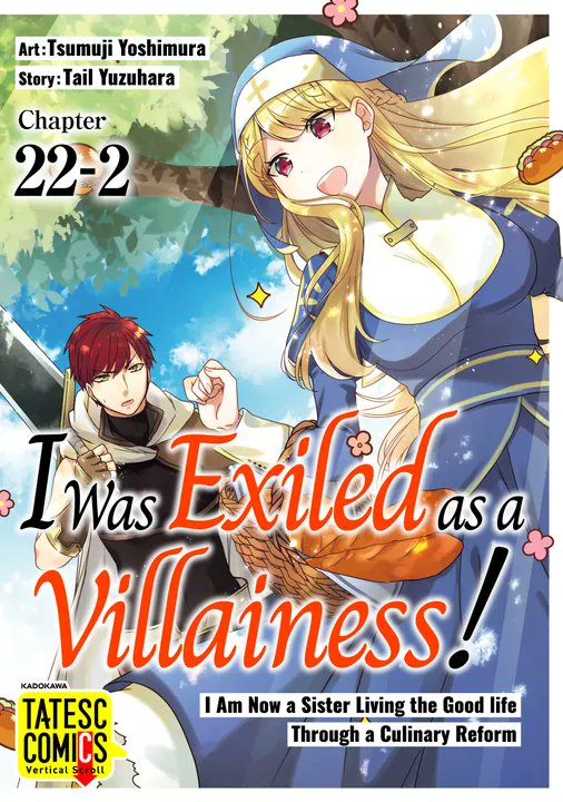 KADOKAWAdigipub's tweet photo. #TATESC
The latest chapters are here!
📖 I Was Exiled as a Villainess! I Am Now a Sister Living the Good life Through a Culinary Reform Chapter 22-2
📖 I'm a Villainess to be Poisoned, so Why am I Being Adored? Chapter 110
Dive into the latest chapter:https://t.co/r35X3Mj5P5 https://t.co/ohct5qrkH8