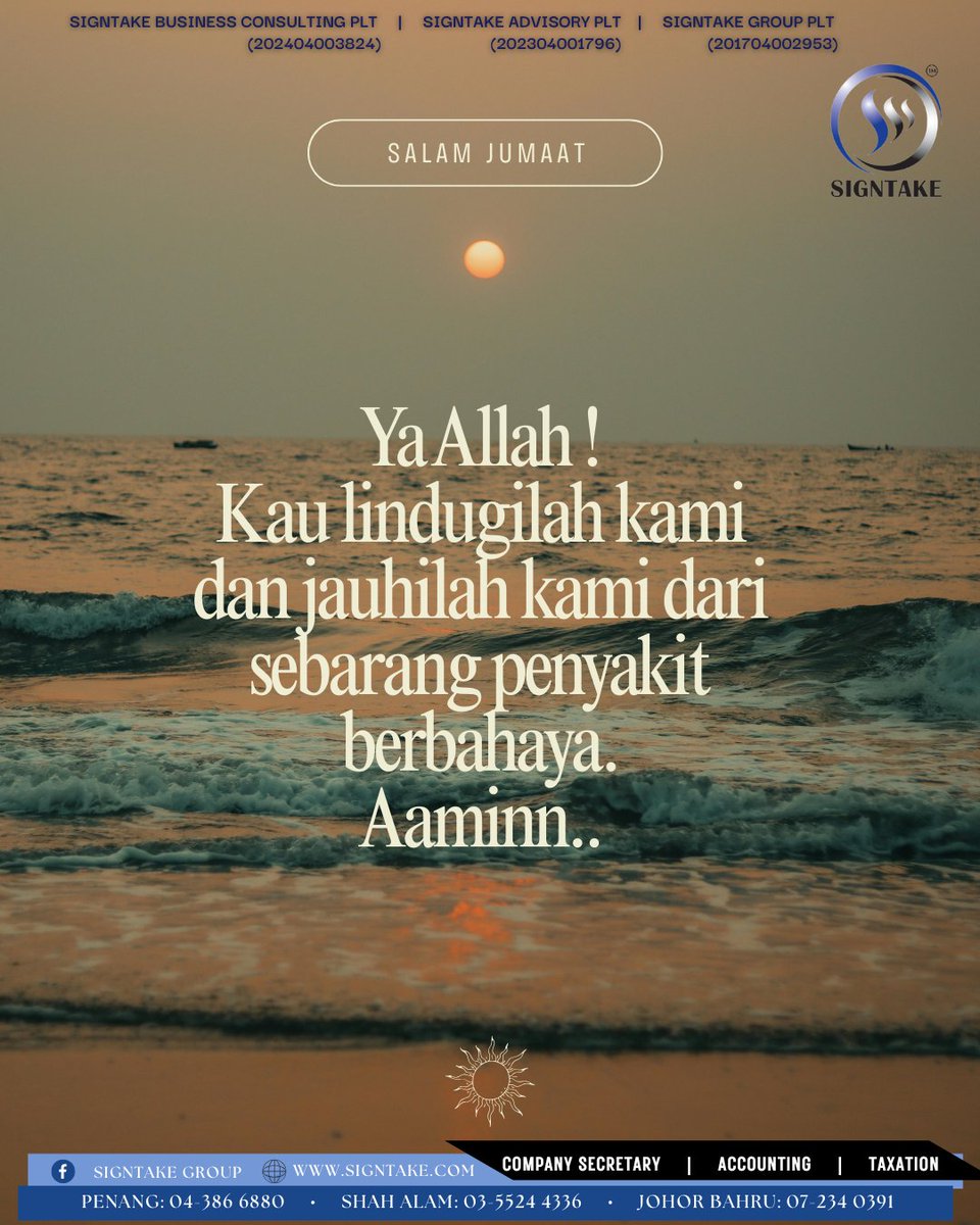 Signtakesas's tweet photo. Salam Jumaat !

Ya Allah ! kau lindungilah kami dan jauhilah kami dari sebarang penyakit berbahaya.. aaminn https://t.co/bVhXeiGkzg