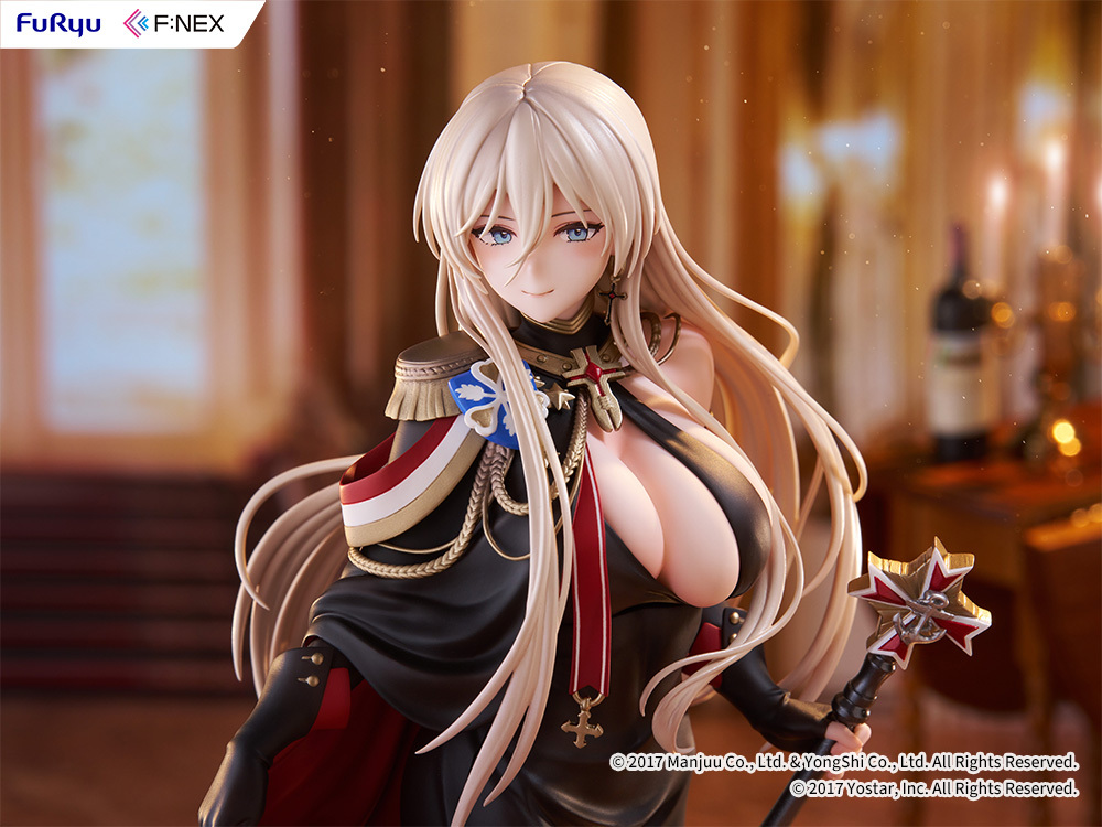 furyu_hm's tweet photo. ＼ F:NEX 受注開始🎉 ／

『アズールレーン』より
「ビスマルク 正装ver. 1/7スケールフィギュア」が登場🎊

威厳と気品が同居する特別なビスマルク
詳細はぜひサイトでご覧ください⚓

📅 予約締切：9/15まで

🔗ご予約はこちら
https://t.co/I651g1BiGe

#アズレン #AzurLane https://t.co/R1Elnt45rA