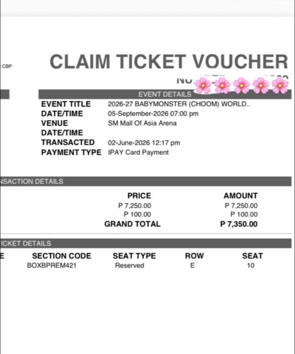 mes_cpa's tweet photo. @ditermoneva Hi I have po if looking kapo 1 tix box b prem https://t.co/DoJerCe0VJ