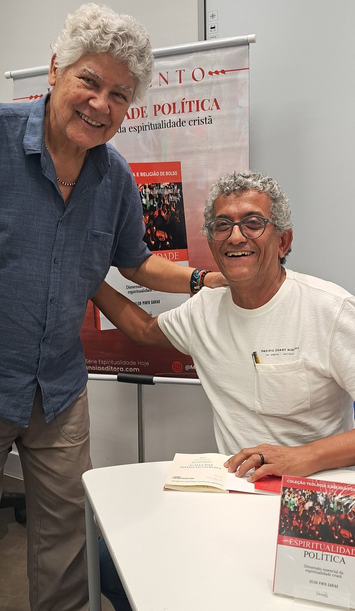 depchicoalencar's tweet photo. Lançamento do livro do grande amigo @celsocarias , "Espiritualidade política". Uma relação complicada, como ele diz, usada por muitos com interesses demoníacos. https://t.co/5wlTy4ZWjU