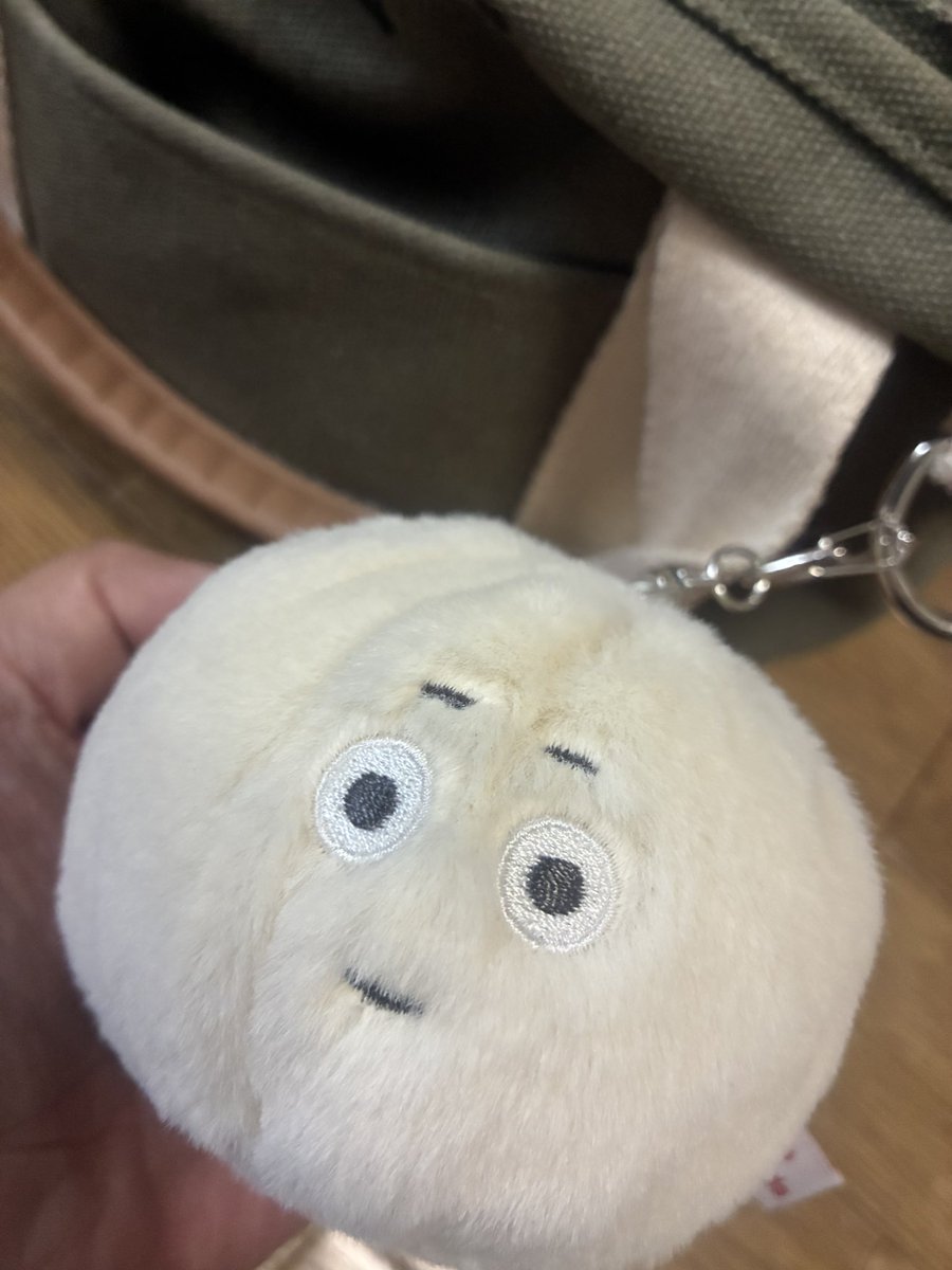 ruru6300's tweet photo. 気がついたら
カバンに真っ白しろすけがついてた

「ママにそっくりだったから買った」

娘が付けてくれてたみたい。

優しい日常

良いよね？
私、歩いても。 https://t.co/390WE4Th7q