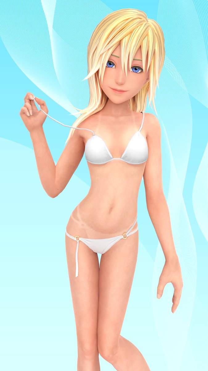 SantiUSB_The7th's tweet photo. [New] 
[Kingdom Hearts] - Namine got a tan during her summer vacations

C0MMS ARE NOW OPEN!
5 slots are available for this month! https://t.co/Shz2HZwj0x
