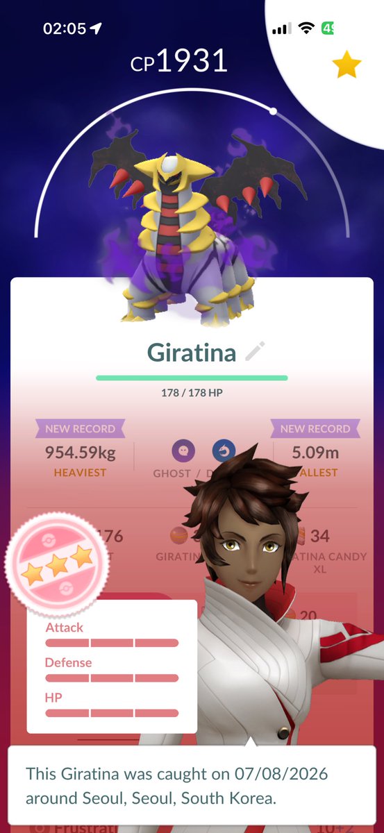 Will__Mill's tweet photo. Oh damn, i’ll take that for my first Giratina  raid #pokemongo #pokemonㅤㅤㅤ https://t.co/rwRX8noRVk