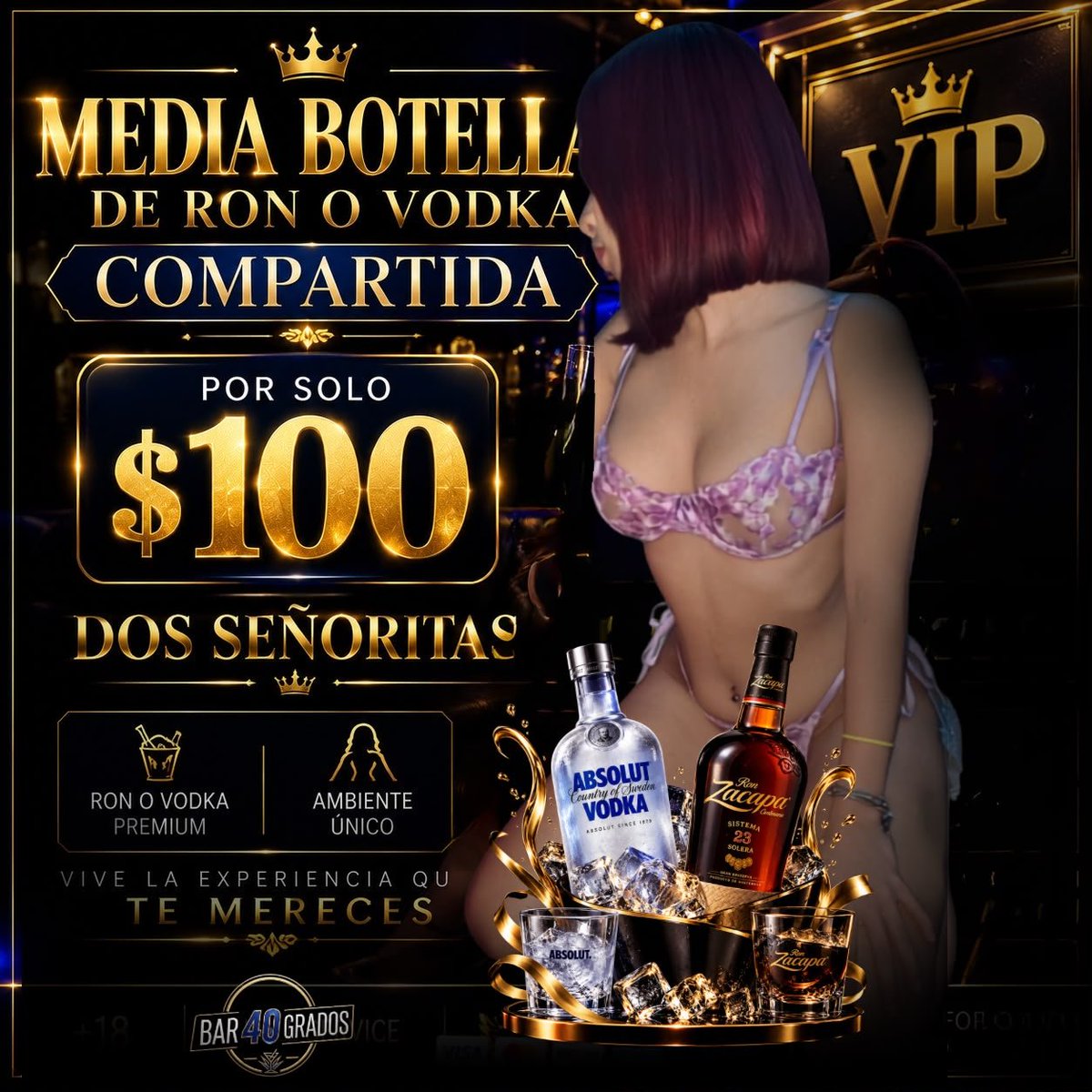 Bar40grados's tweet photo. Te esperamos gran repertorio bebé 💋💋 https://t.co/H1gvQeuekr