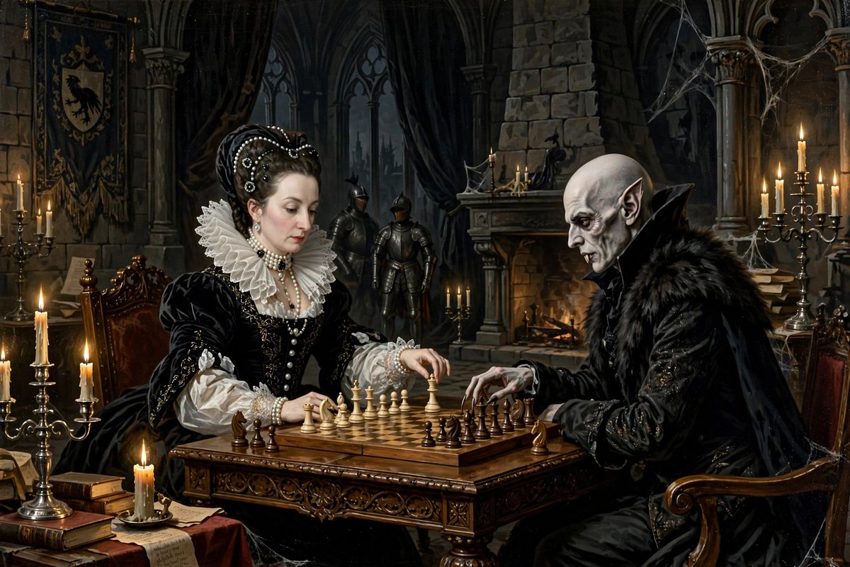 0Educacionmx2's tweet photo. Erzsébet Báthory ♥️
Orlok🖤
Quien gene, bebe primero...del otro.
#chess
#Drink
#blood
#Bathory
#Orlok https://t.co/2ueX65m7bu
