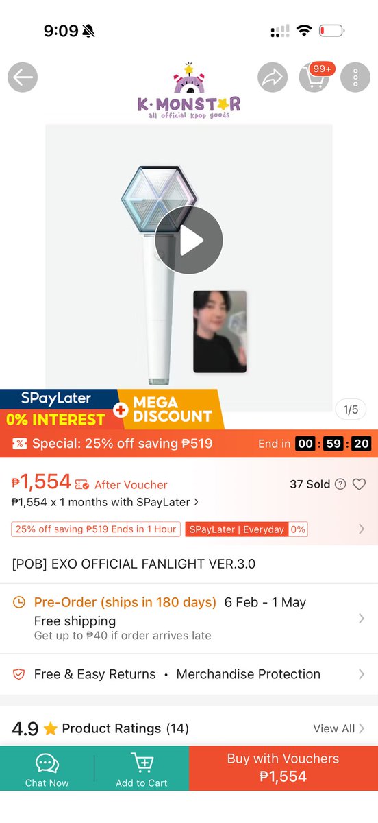 luccckycarteu's tweet photo. EXO Light Stick on SALE!
https://t.co/NIQBrkAyYe

wts lfb exo chanyeol baekhyun suho do lay kai xiumin chen enhypen jungwon heeseung jay jake sunghoon sunoo niki seventeen svt scoups joshua jun the8 wonwoo seungkwan dino vernon happyburstday met gala pbb sb19 bini https://t.co/BwWxGAgl1e