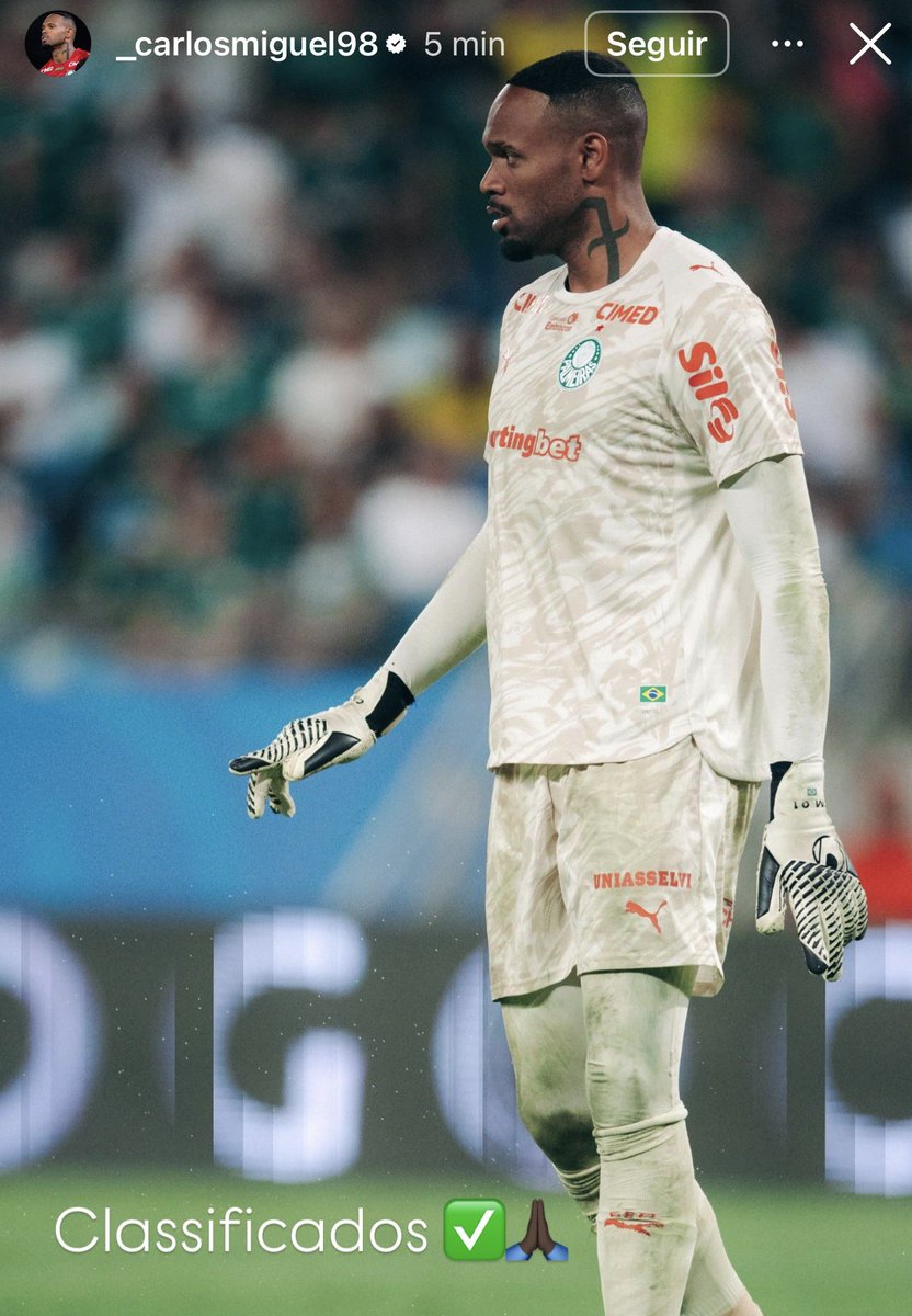 deprepalmeiras's tweet photo. BRUTAL! Carlos Miguel esperou a eliminação do Corinthians pra postar. https://t.co/Sr3TxOyjTz