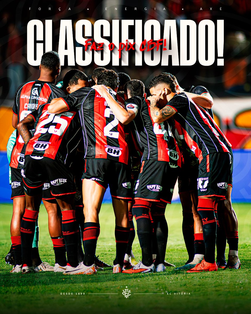 ECVitoria's tweet photo. LEÃO CLAAASSIFICADOOOOOO!! E antes que eu me esqueça, faz o pix aí, CBF! 🤑💰

📸 Victor Ferreira | EC Vitória

#PegaLeão #ForçaEnergiaAxé #CopaDoBrasil2026 https://t.co/mCGffjjgGV