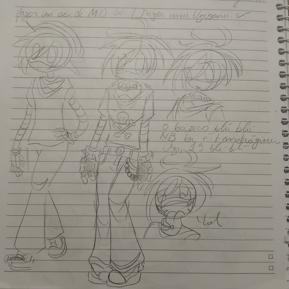 emof4ngz's tweet photo. Im just doinf straight up bs on the back of my notebook https://t.co/ccamMg8Nrb