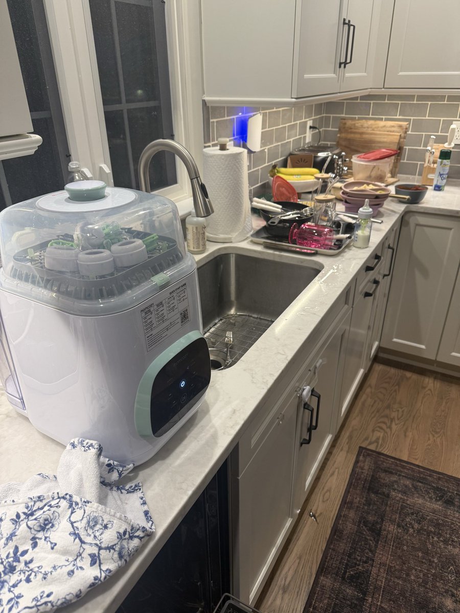 markcecchini's tweet photo. this is what real life looks like 

dishes piled high 

a million emails and texts to respond to 

kinetic sand spilled on the floor

bottles to be filled up and reloaded 

cardboard stacked high in the garage 

a week behind on laundry

both kids need bath time 

dog needs to go out 

babysitter needs cash 

lawn guy needs cash 

2 year old check up appt today

4 month old check up appt tomorrow 

if you don’t embrace the chaos, it will consume you 

keep pushing