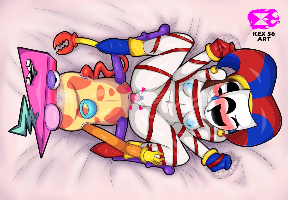 Kex_56's tweet photo. Pomni and Gangle x Zooble - The Amazing Digital Circus
Anonymous commission 
Gangle etsa usando el cuerpo de Pomni para... experimentar con Zooble 😳 (? 

#GenitalCircus #tadcnsfw #Abstragedy https://t.co/bA23v2Cqux