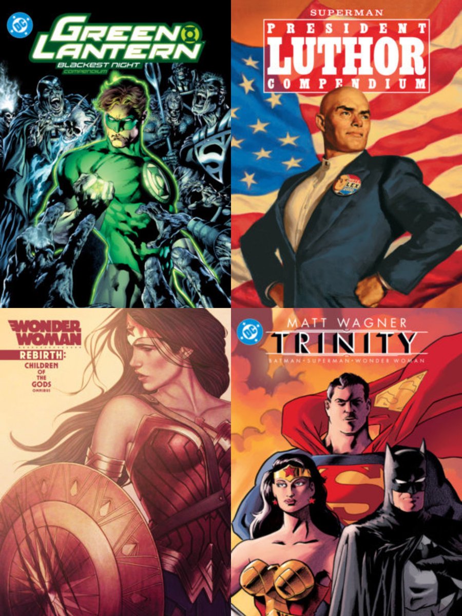 dcuworld's tweet photo. DC Comics has announced new books for 2027!

•Green Lantern Compendium: Blackest Night-March 16,2027
•Superman: President Luthor Compendium-April 27,2027
•Batman/Superman/Wonder Woman Trinity-May 4,2027
•Wonder Woman: Rebirth: Children of the Gods Omnibus-May 4,2027 https://t.co/LZ8i0ZZdsw