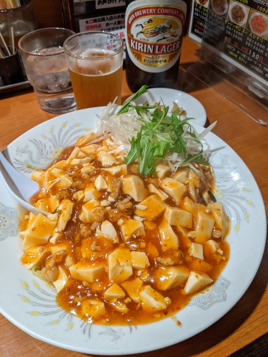 nanigashi4's tweet photo. 仙台名物と知らなかったマーボー焼きそばを食す。 https://t.co/oNnNxdrhse