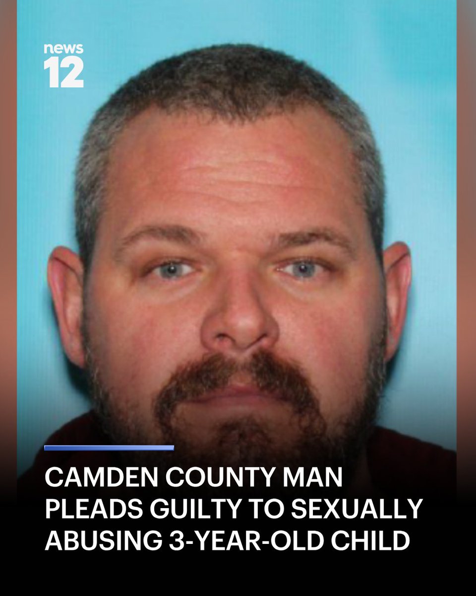 News12NJ's tweet photo. GUILTY PLEA: A Haddon Heights man has pleaded guilty to sexually abusing a 3-year-old child at his home in 2025 and is expected to be sentenced to 35 years in state prison. - https://t.co/aZFwxly9O3

#News12NJ #Crime https://t.co/GIB1ZqOk7s