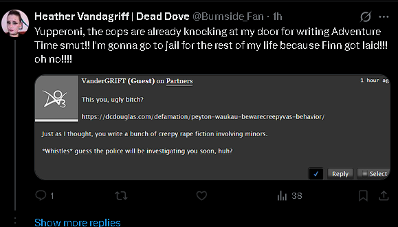 JL_Audio_King's tweet photo. Hmmm, I’m just going to leave this here. First, you add a shirt joking about chloroform to your wishlist. Then you publicly brag about writing Pedo fanfic involving a character from a children’s cartoon are you serious? It’s all starting to make a lot more sense. It shows seriously questionable judgment and absolutely no sense of boundaries. Call it humor all you want, but most normal people are going to see exactly what this is. Creepy as fuck.