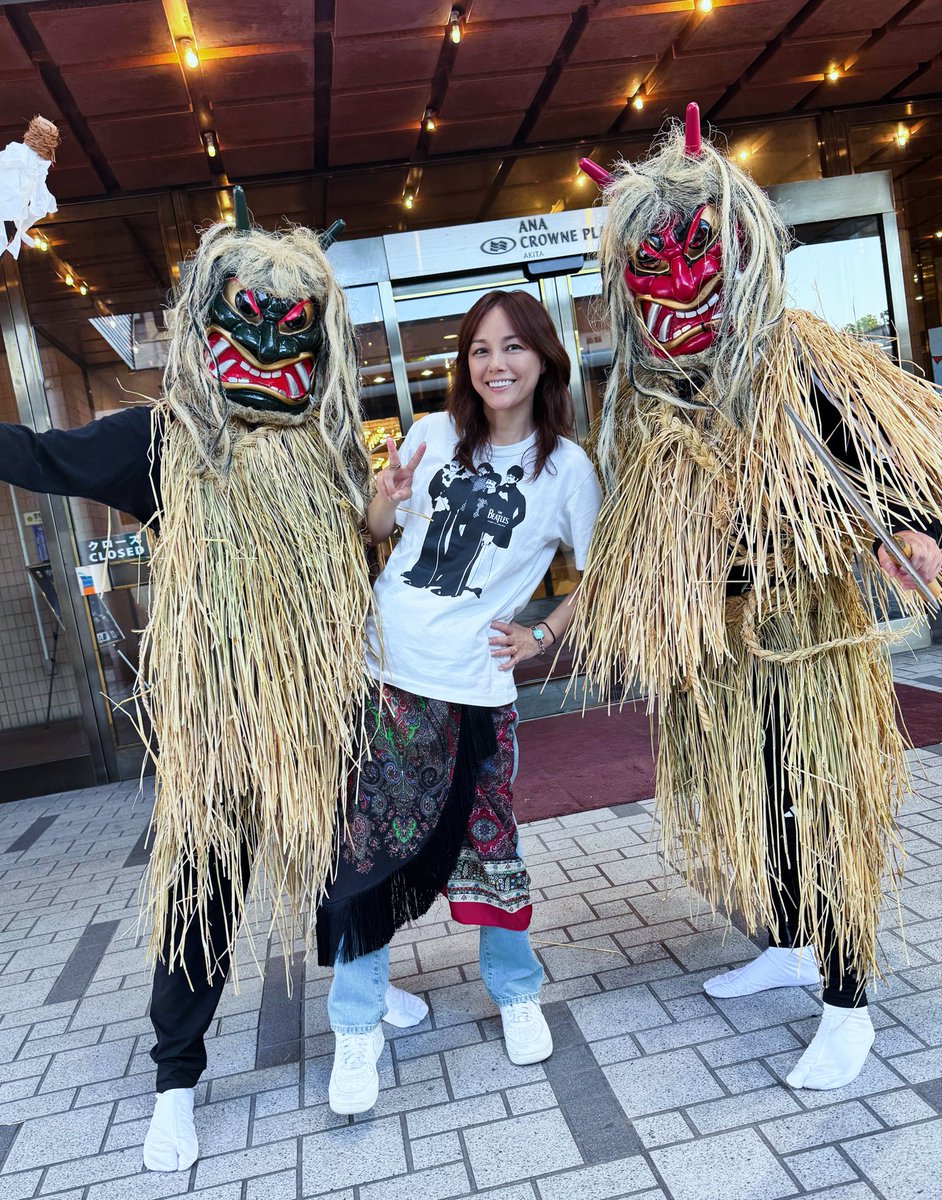 nanase_aikawa's tweet photo. 東北祭り巡り

秋田でナマハゲに遭遇

#相川七瀬
#相川七瀬1102日本武道館 https://t.co/aDgnHTPbCd